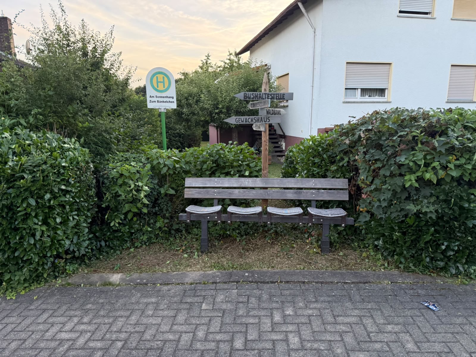 Bushaltestelle Bänkelchen