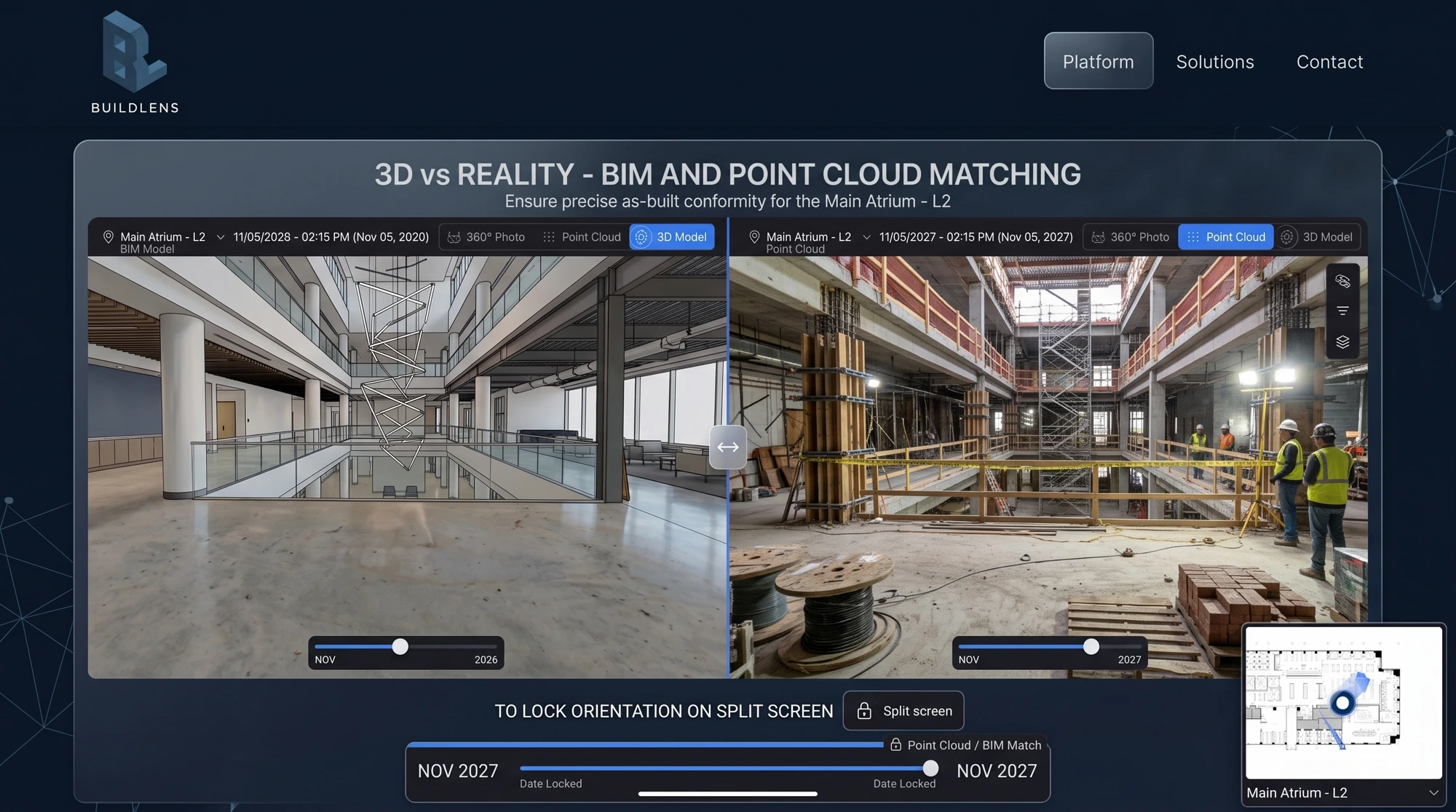 3D vs Reality BIM Matching