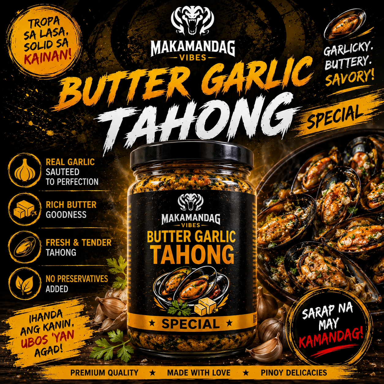 Butter Garlic Tahong Special
