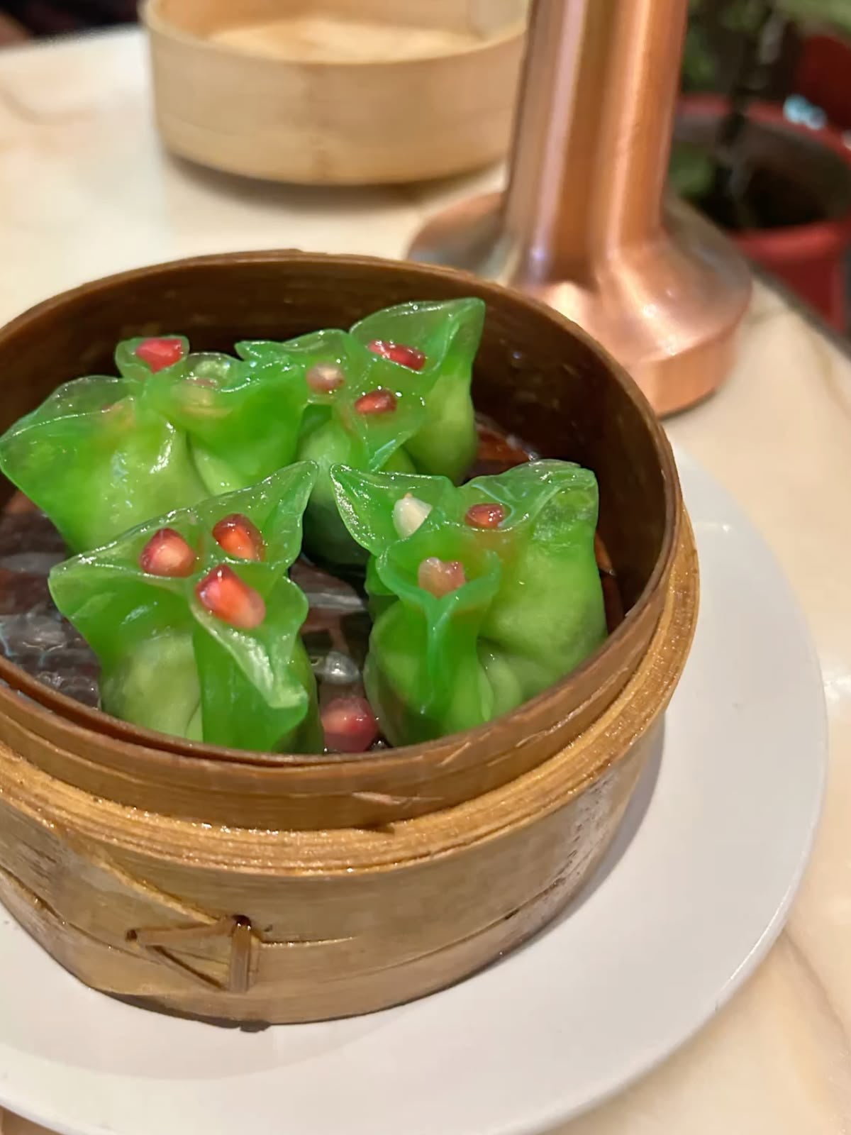 Butterfly Pea Momos