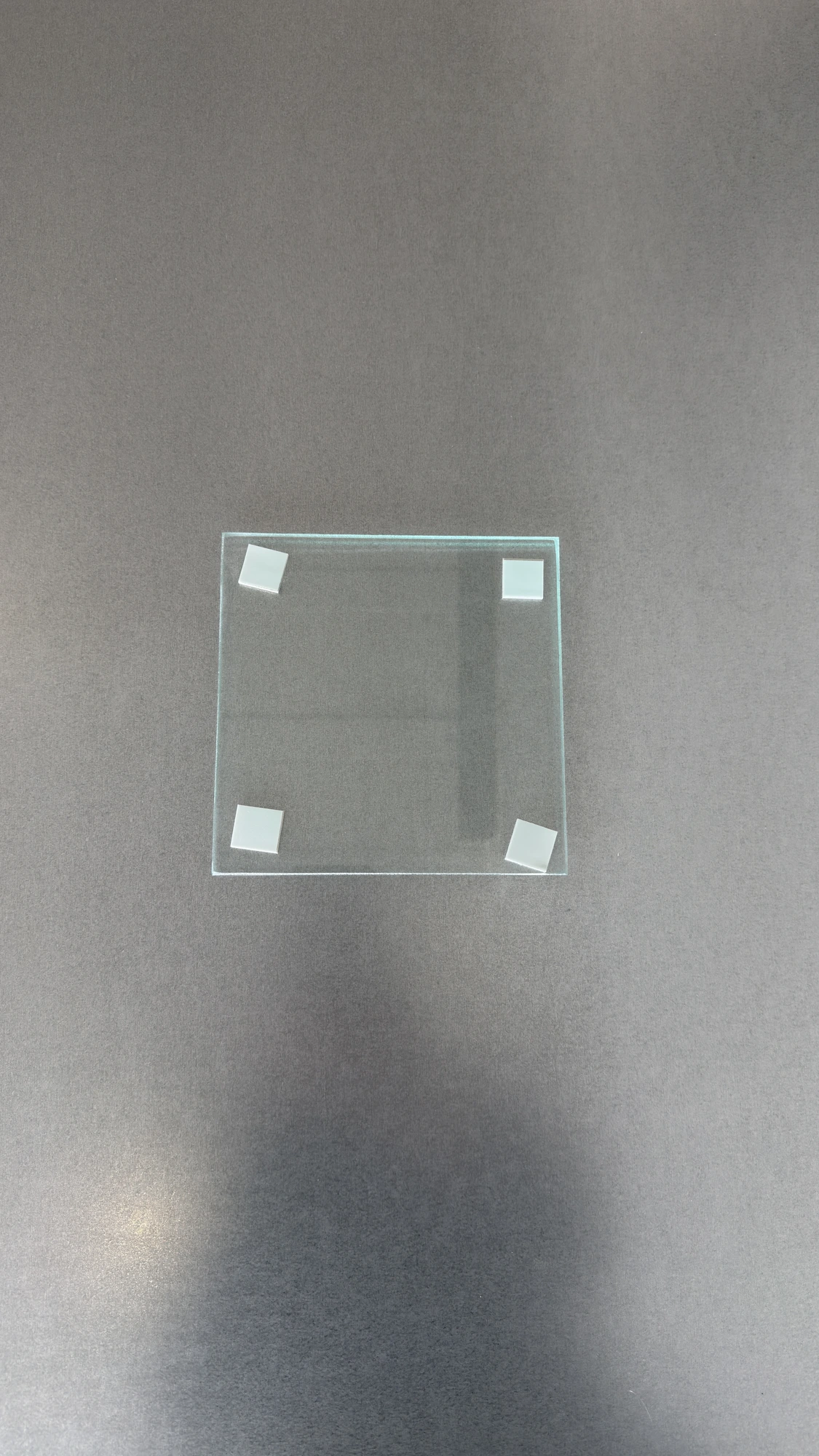 Clear glass sample