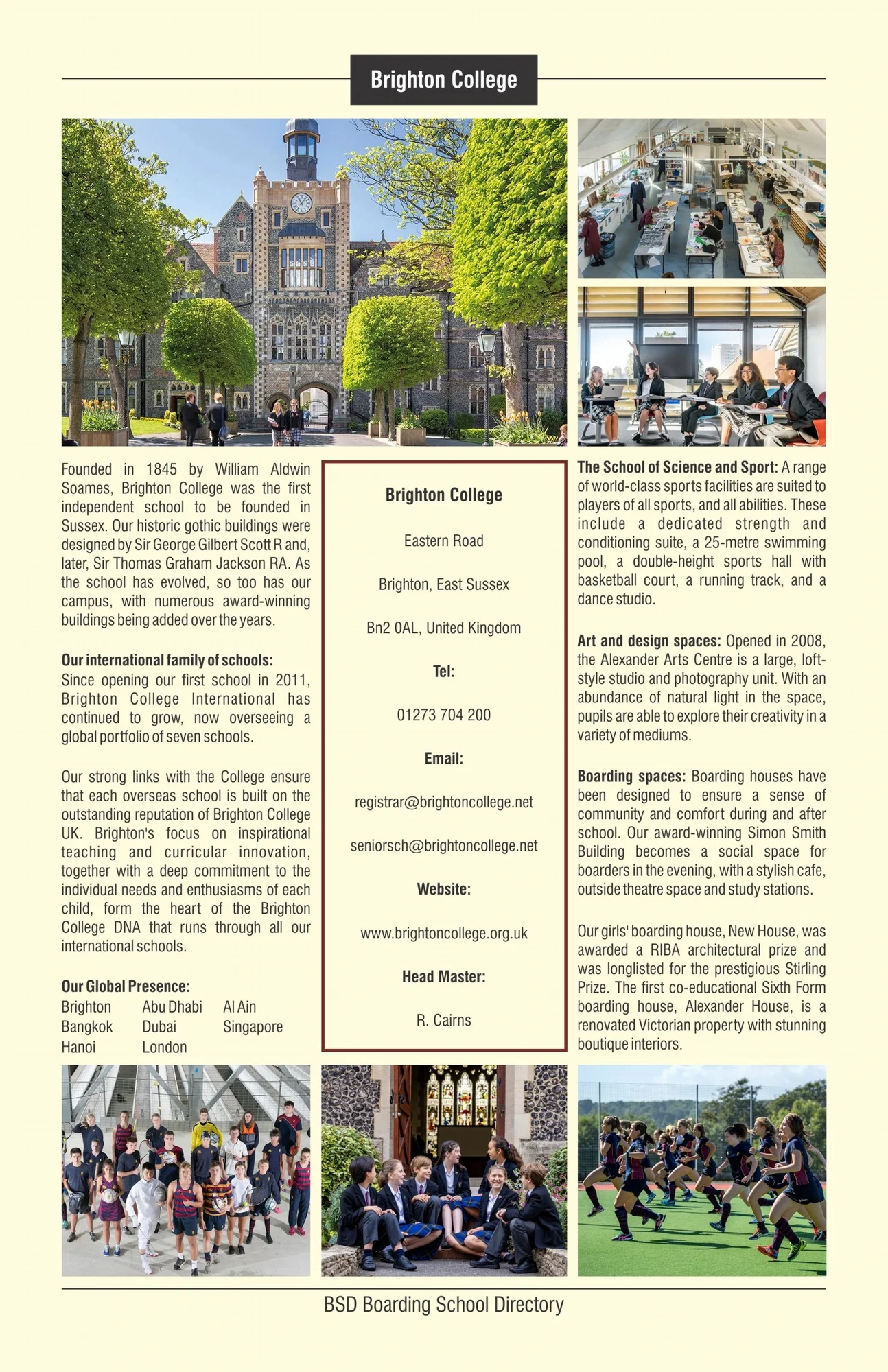 Full Page sample listing