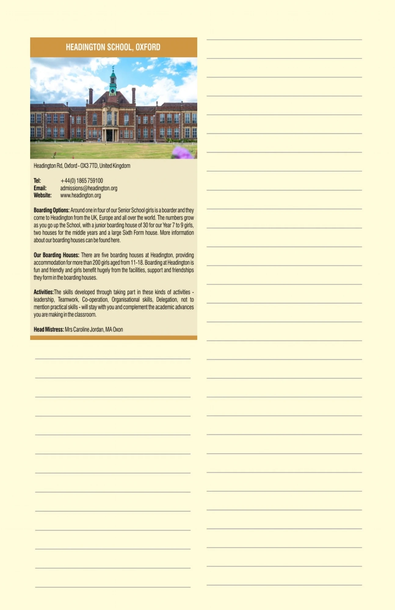 Normal Listing sample listing