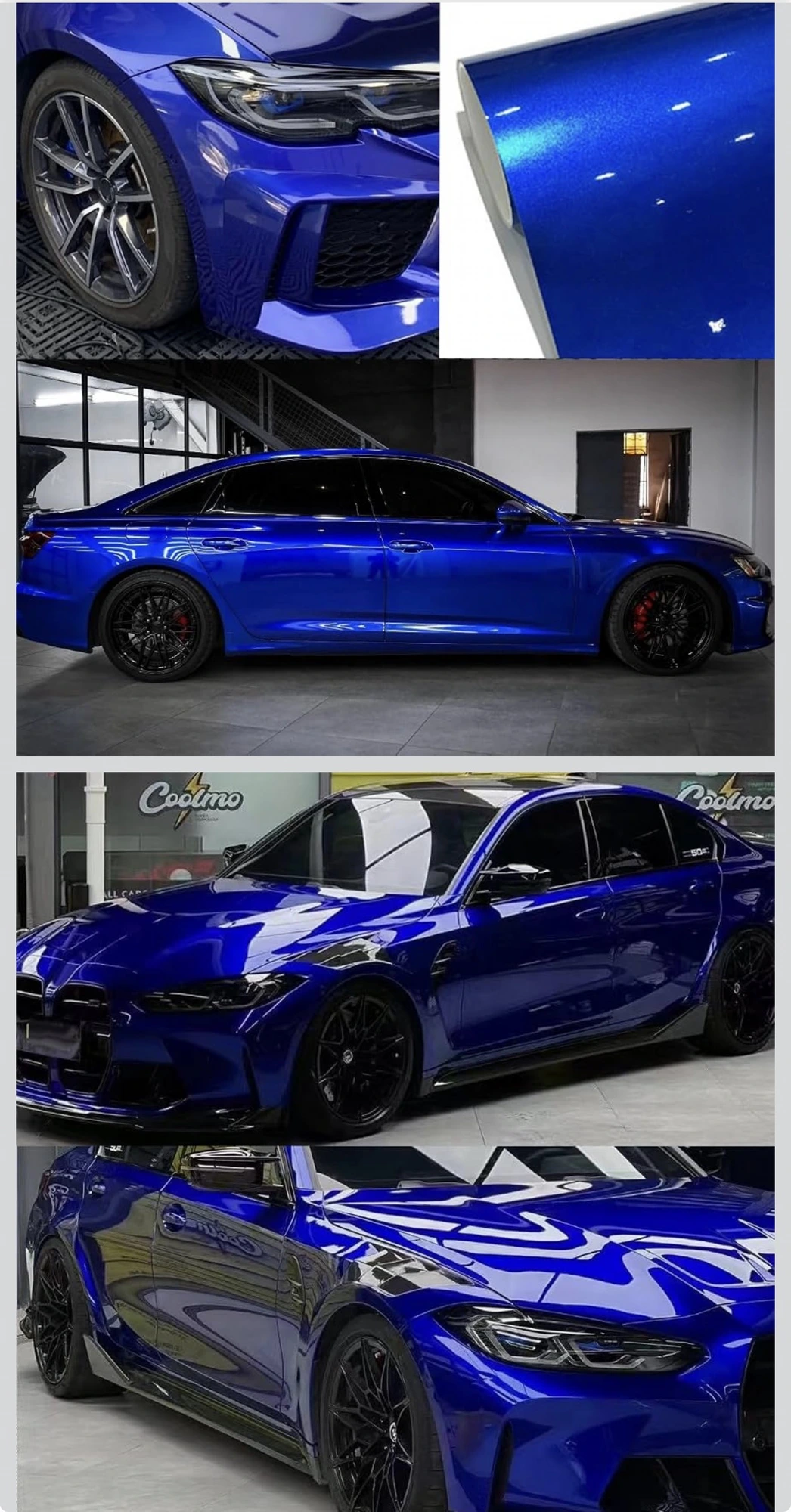 Bleu Électrique Métallisé