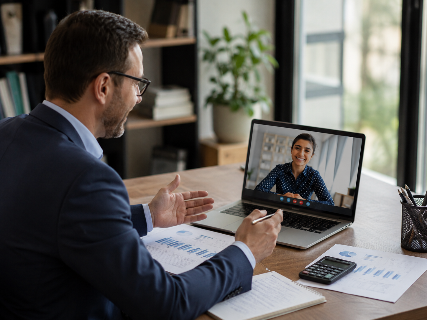 A CityWorth Mortgage Expert reviewing rate charts with a client