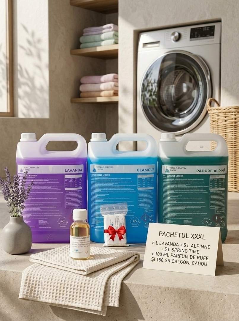PACHETUL XXXL · 5L Lavandă + 5L Alpine + 5L Spring Time