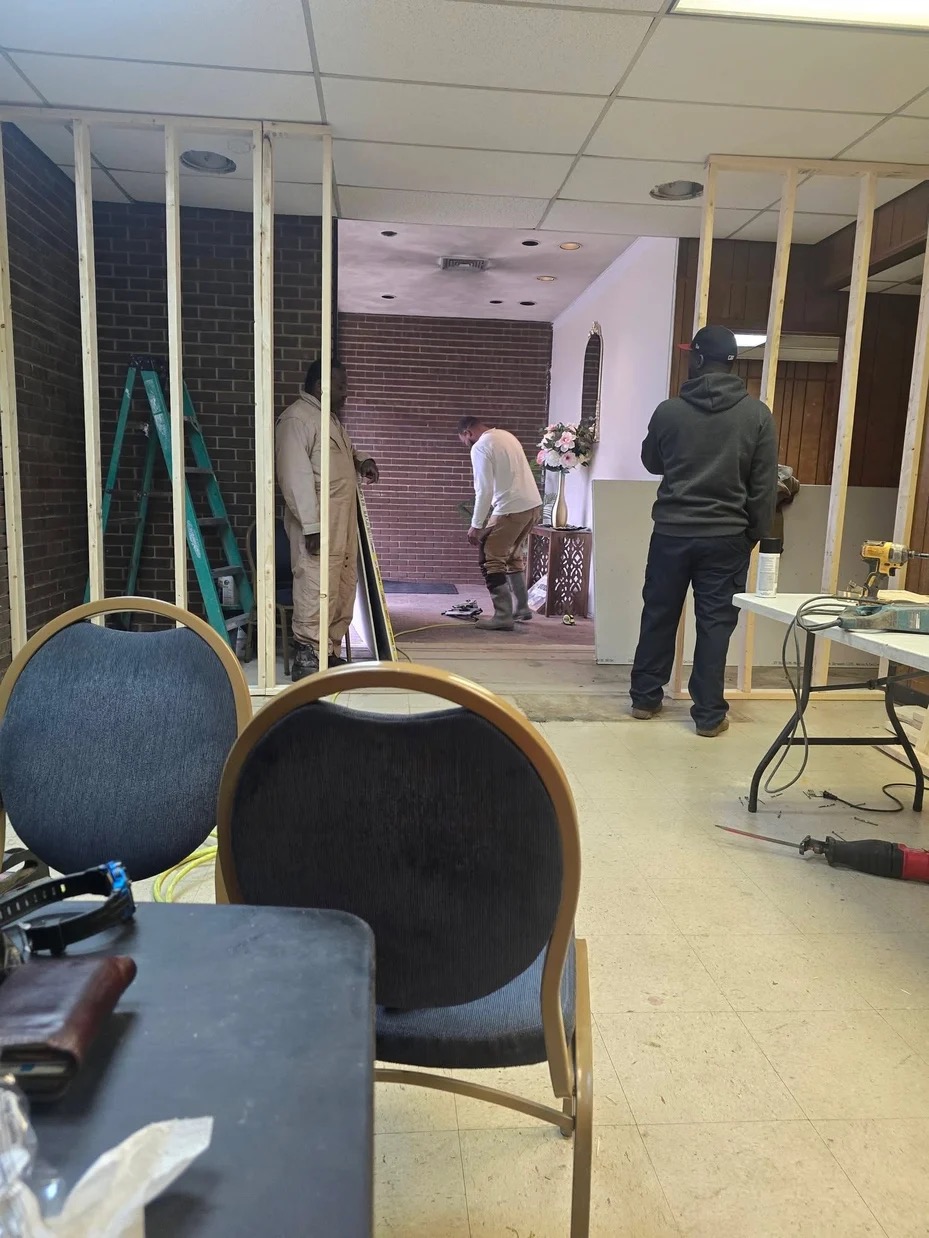 Renovation in progress