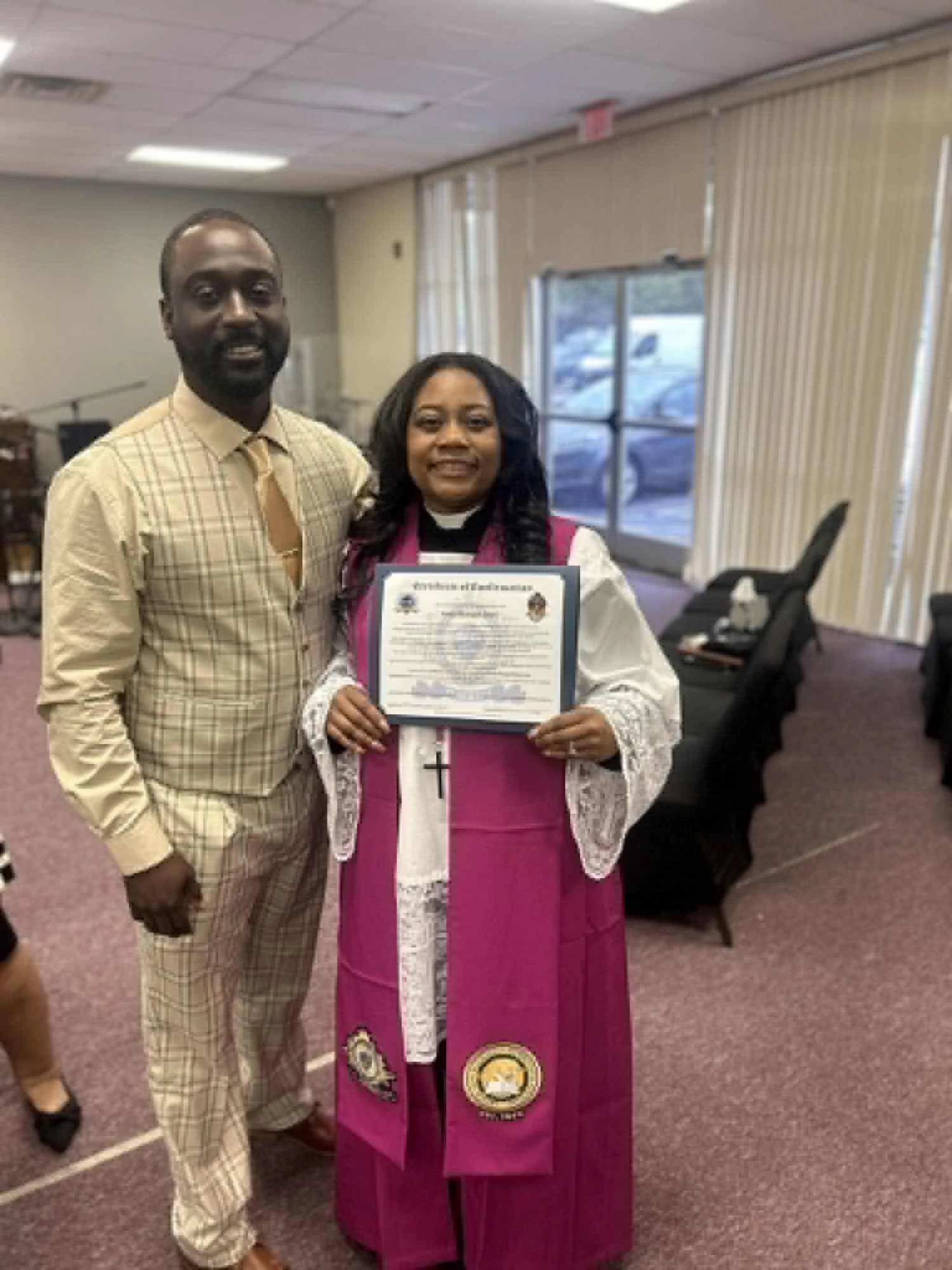 Pastor and Founder Jewel Jones and Elder Algie Jones