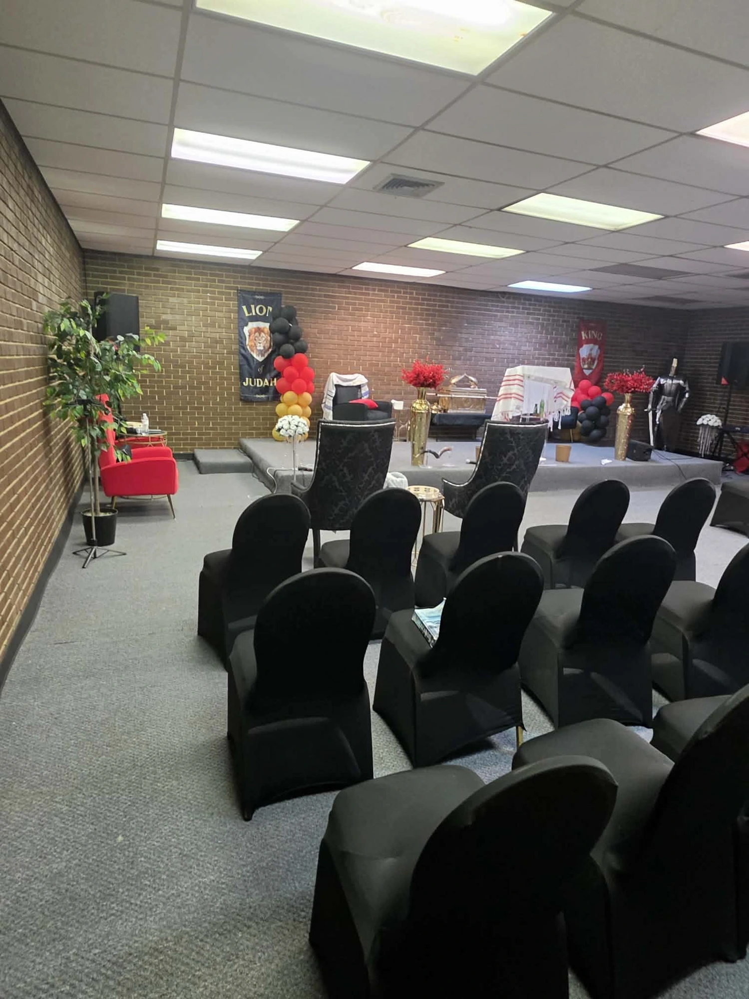 Greater Faith sanctuary set for service with Lion of Judah banner