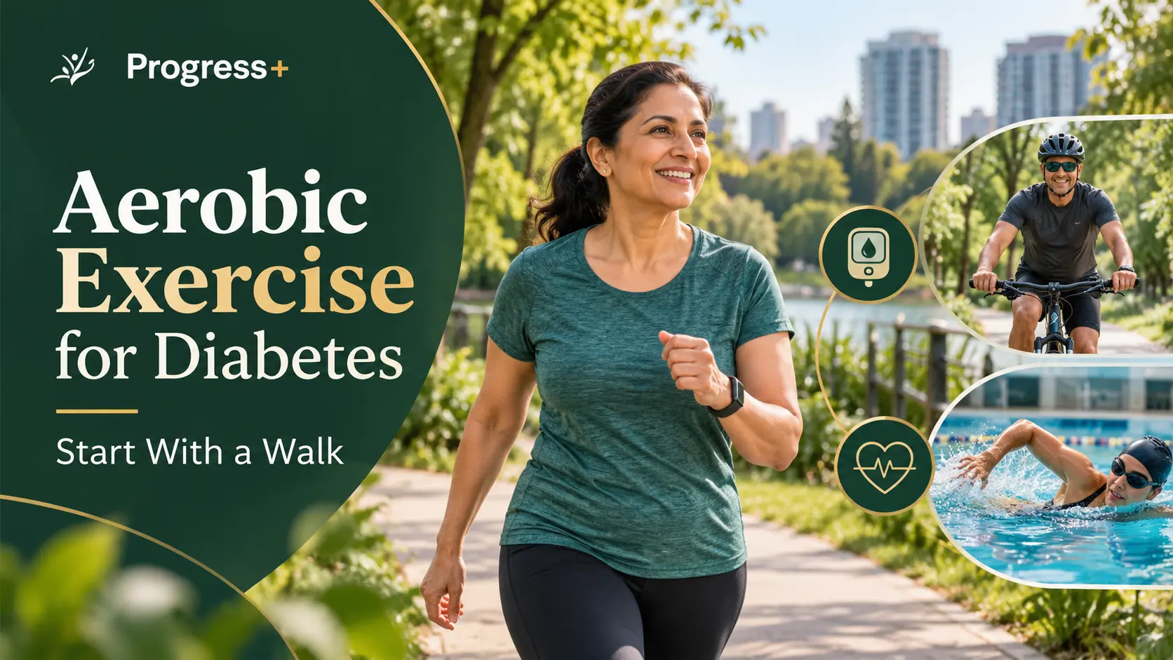 Walking program for type 2 diabetes management in Markham.