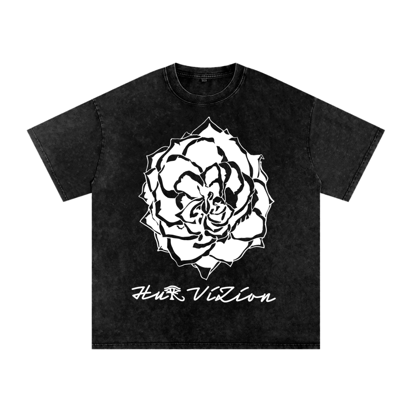 White Rose Stencil Tee