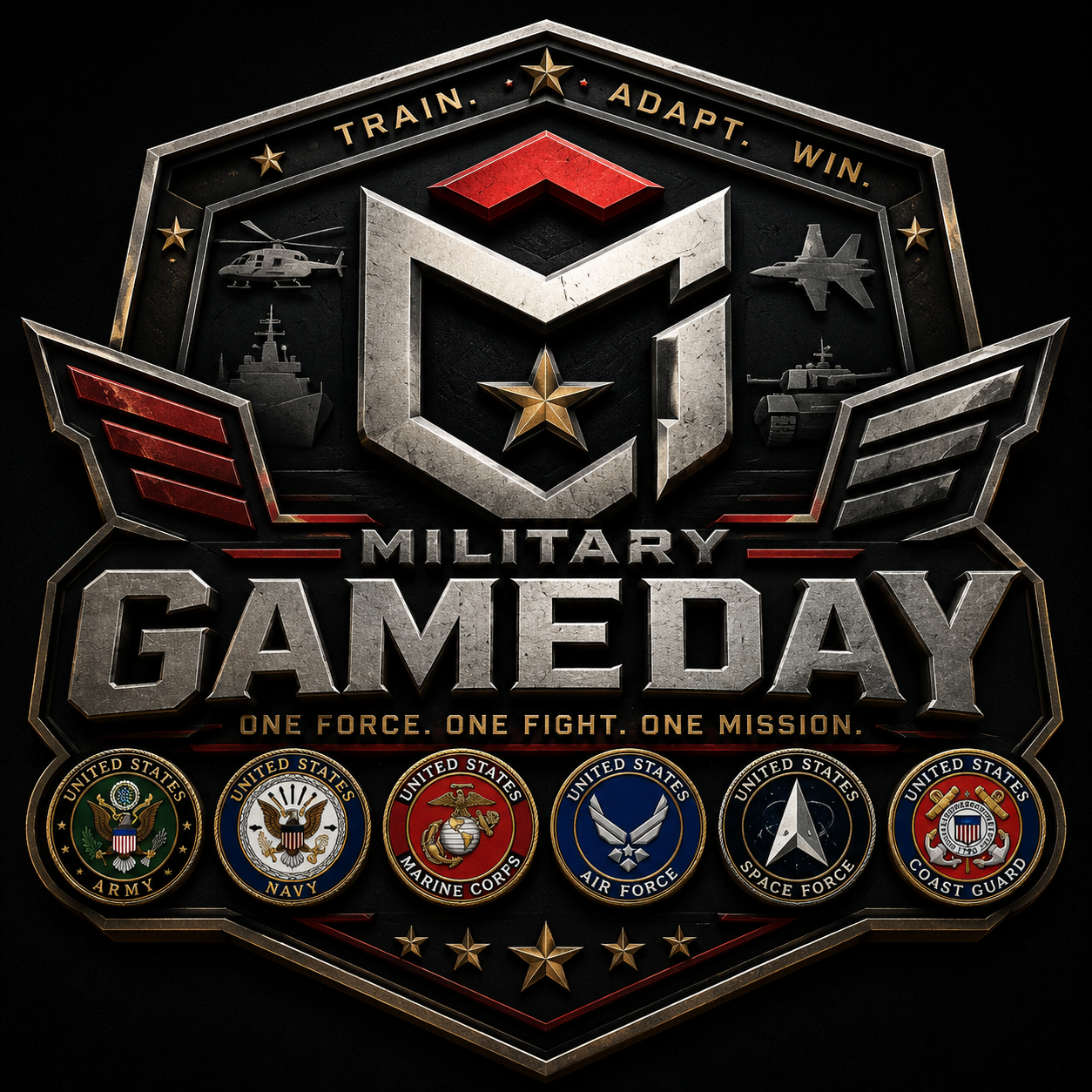 GAMEDAY Military Center logo