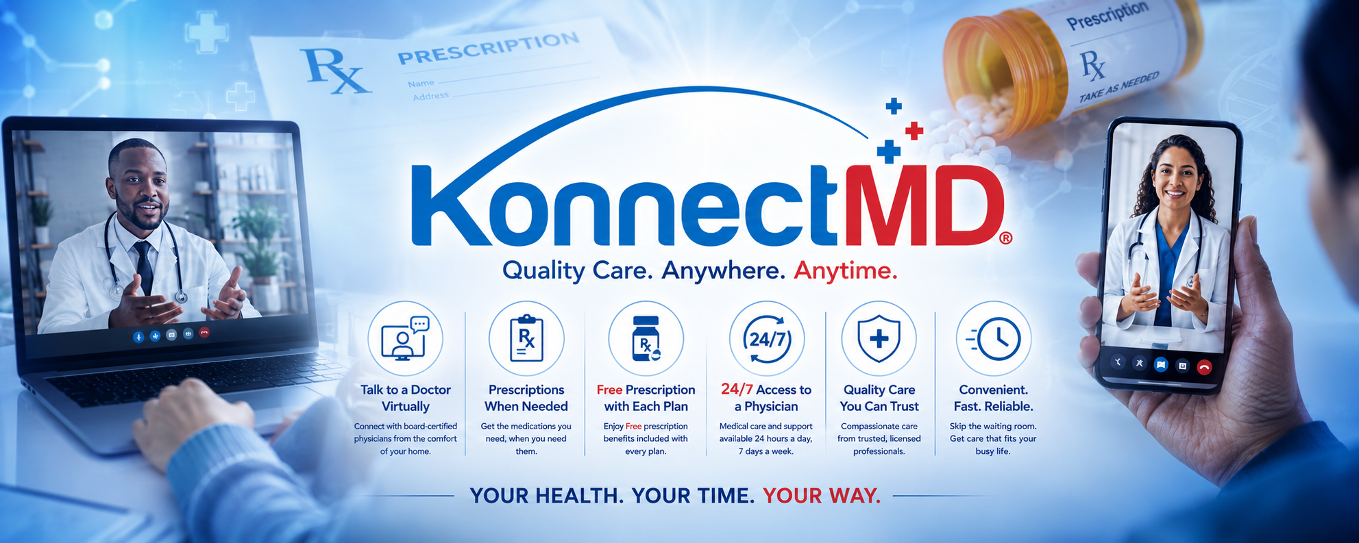 KonnectMD — Quality Care. Anywhere. Anytime.