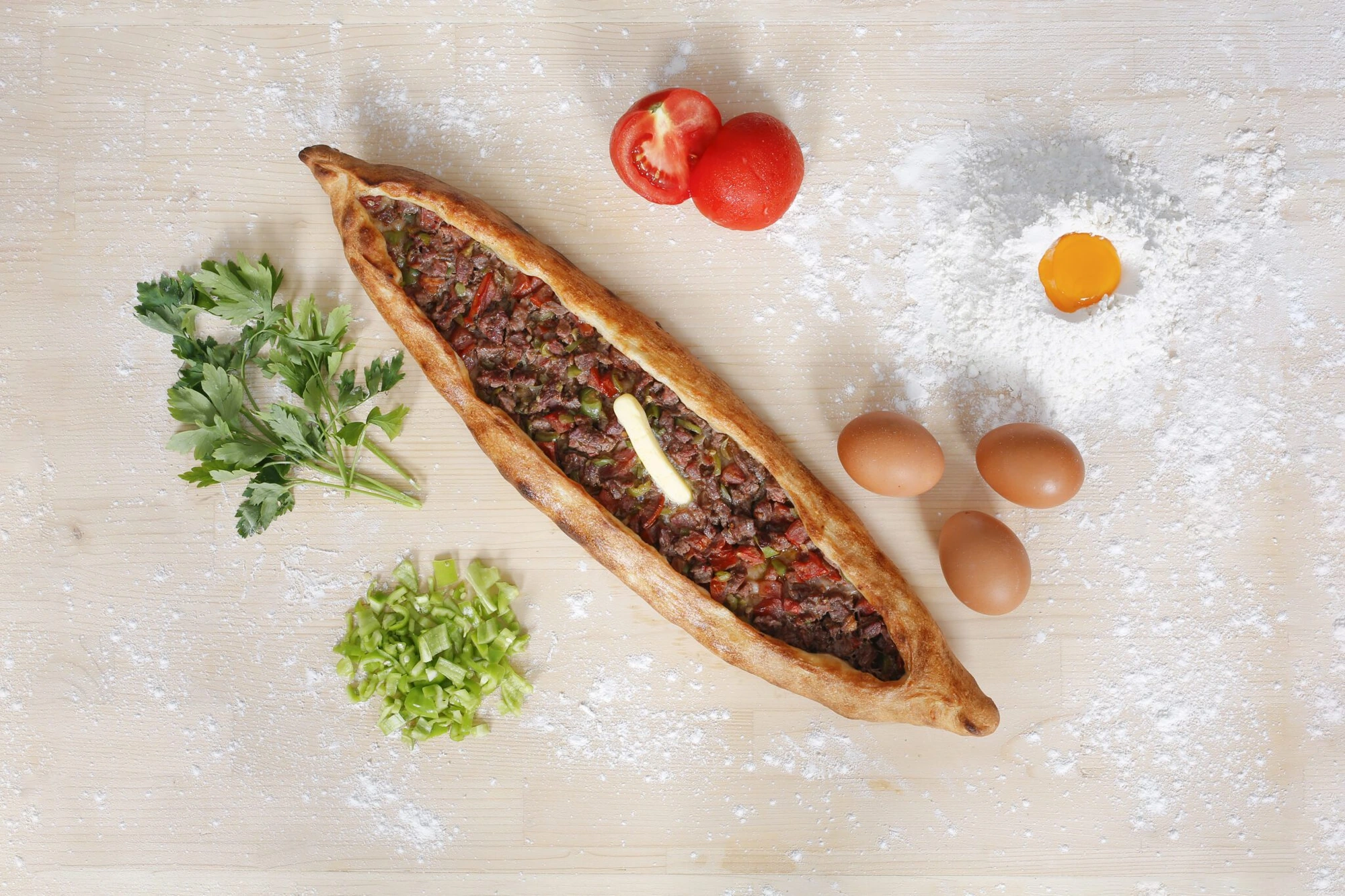 Kuşbaşılı Pide