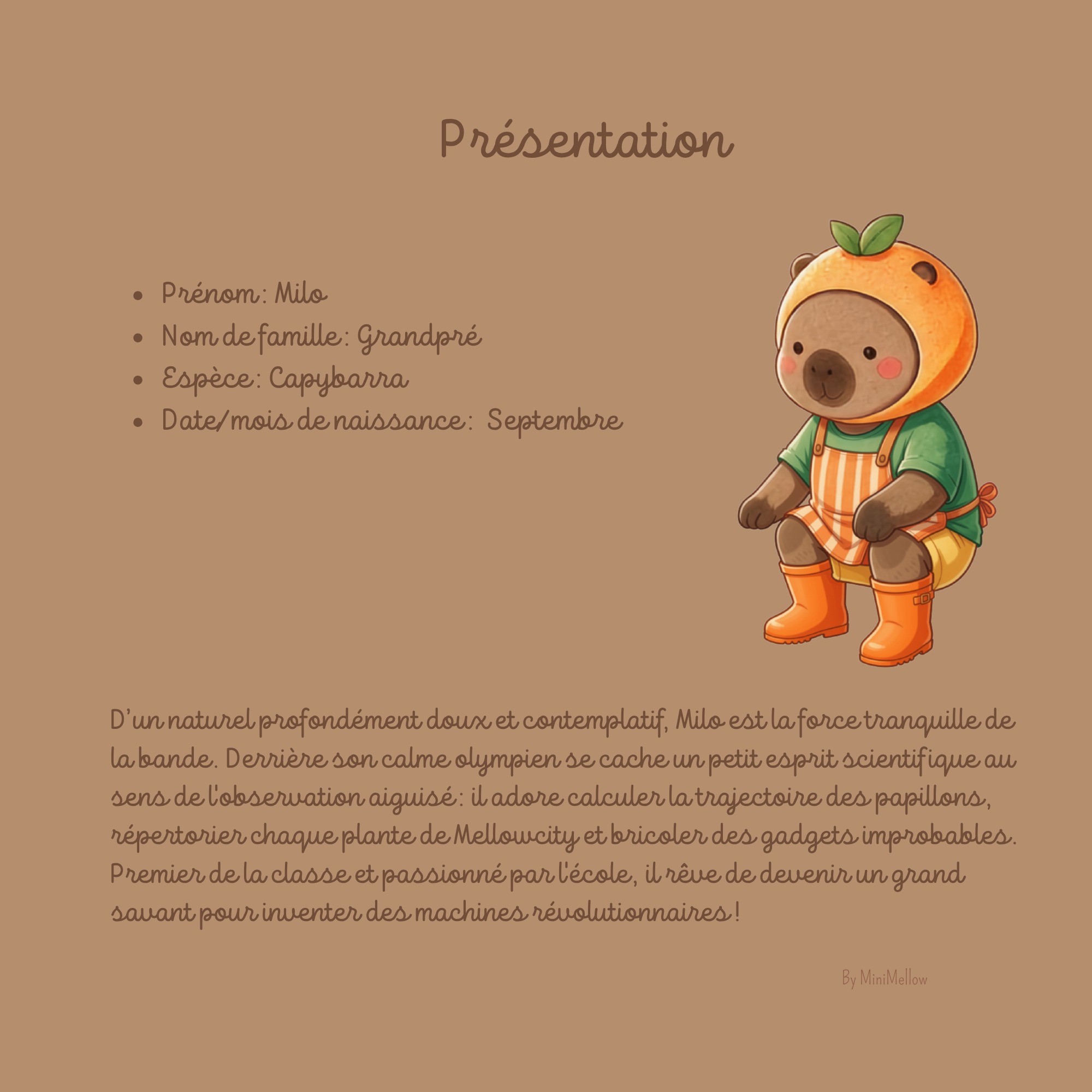 Présentation de Milo