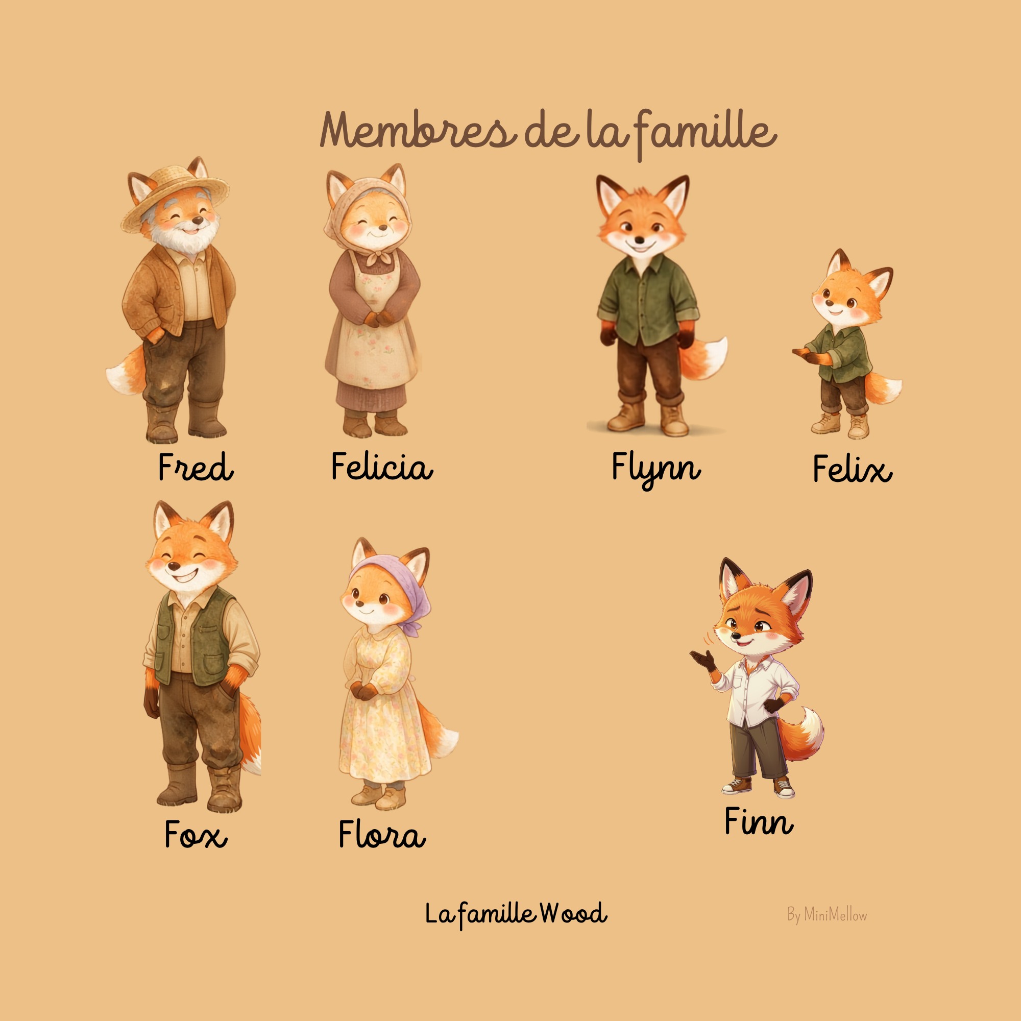 La famille Wood
