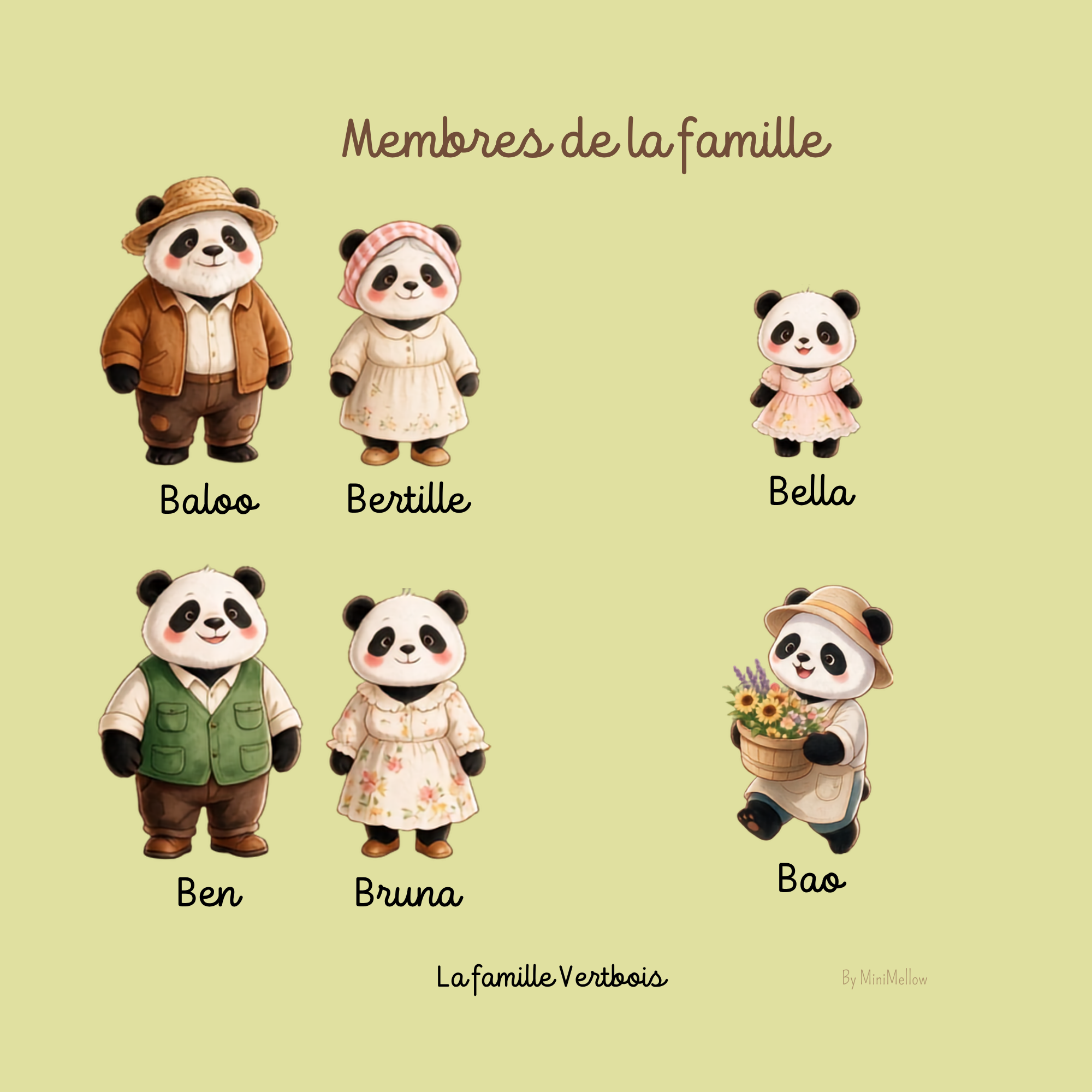 La famille Vertbois