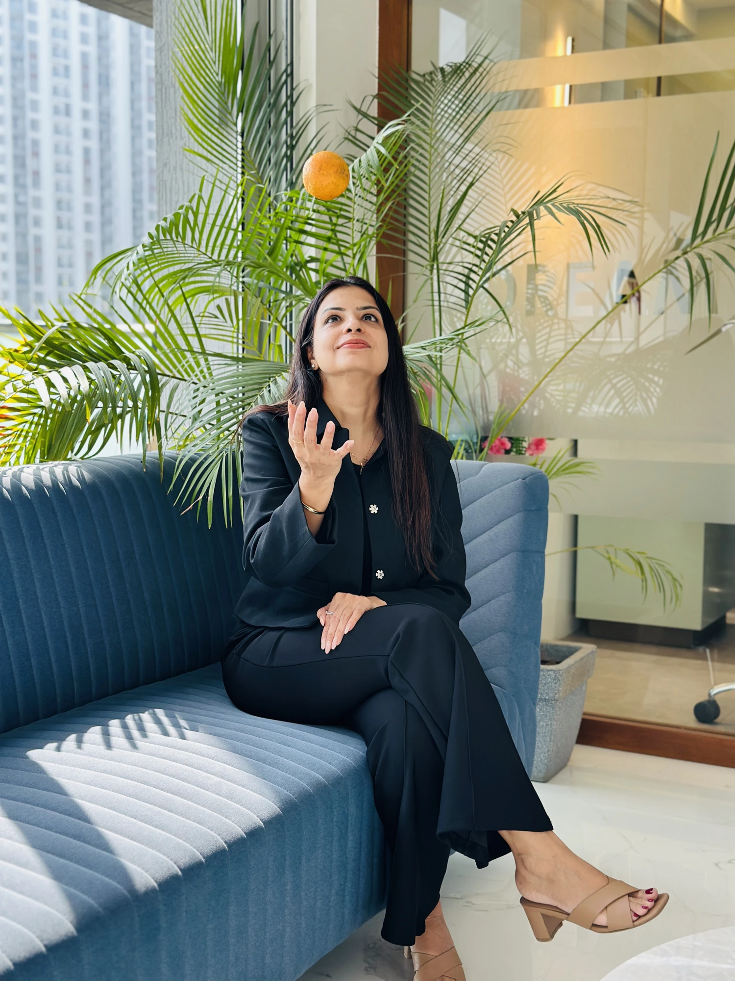 Prachi seated portrait