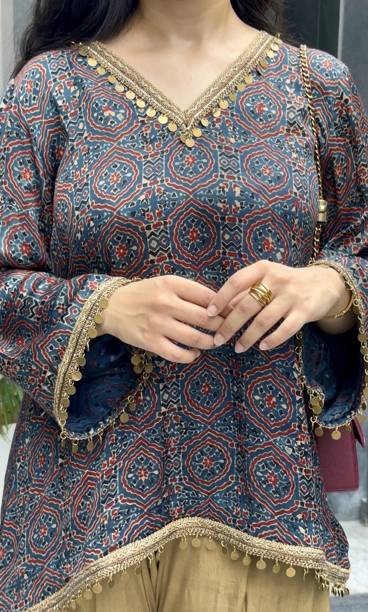 Ajrakh Balloon Pants Coord 3