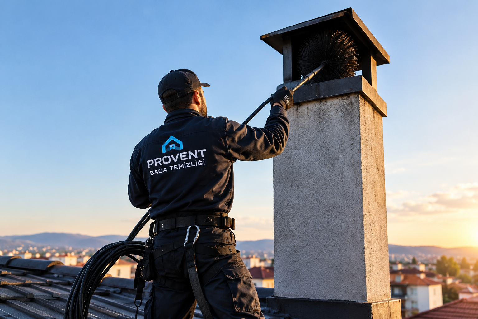 Sahada çalışan Provent ekibi