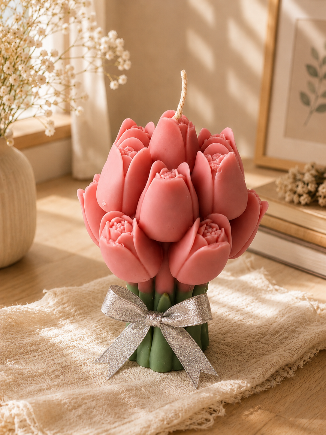 Tulip Bouquet Candle