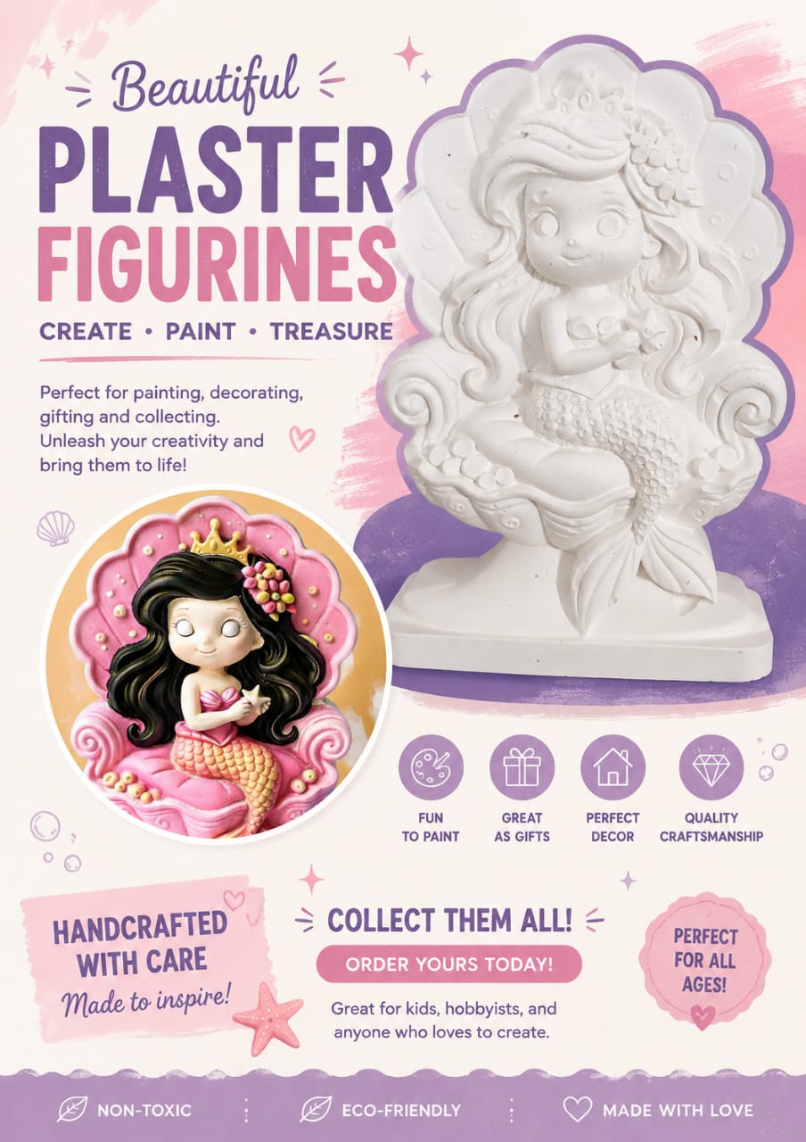 Plaster Figurine Collector Set