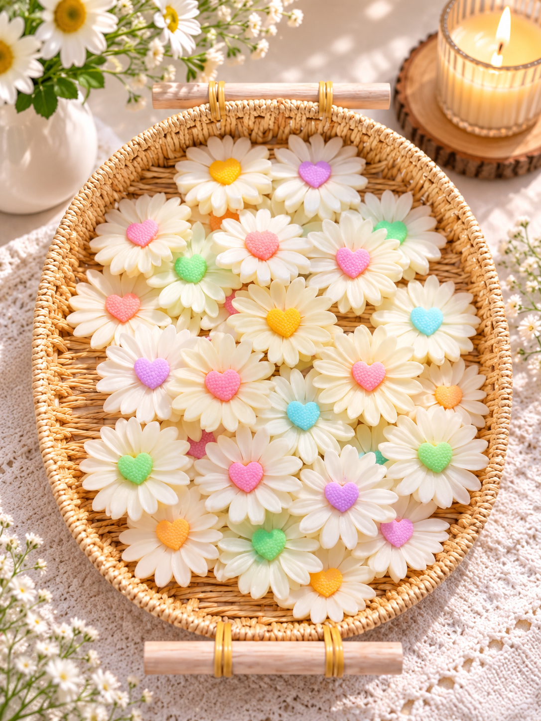 Daisy Heart Wax Melts