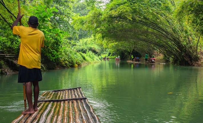 Bamboo Rafting on the White River