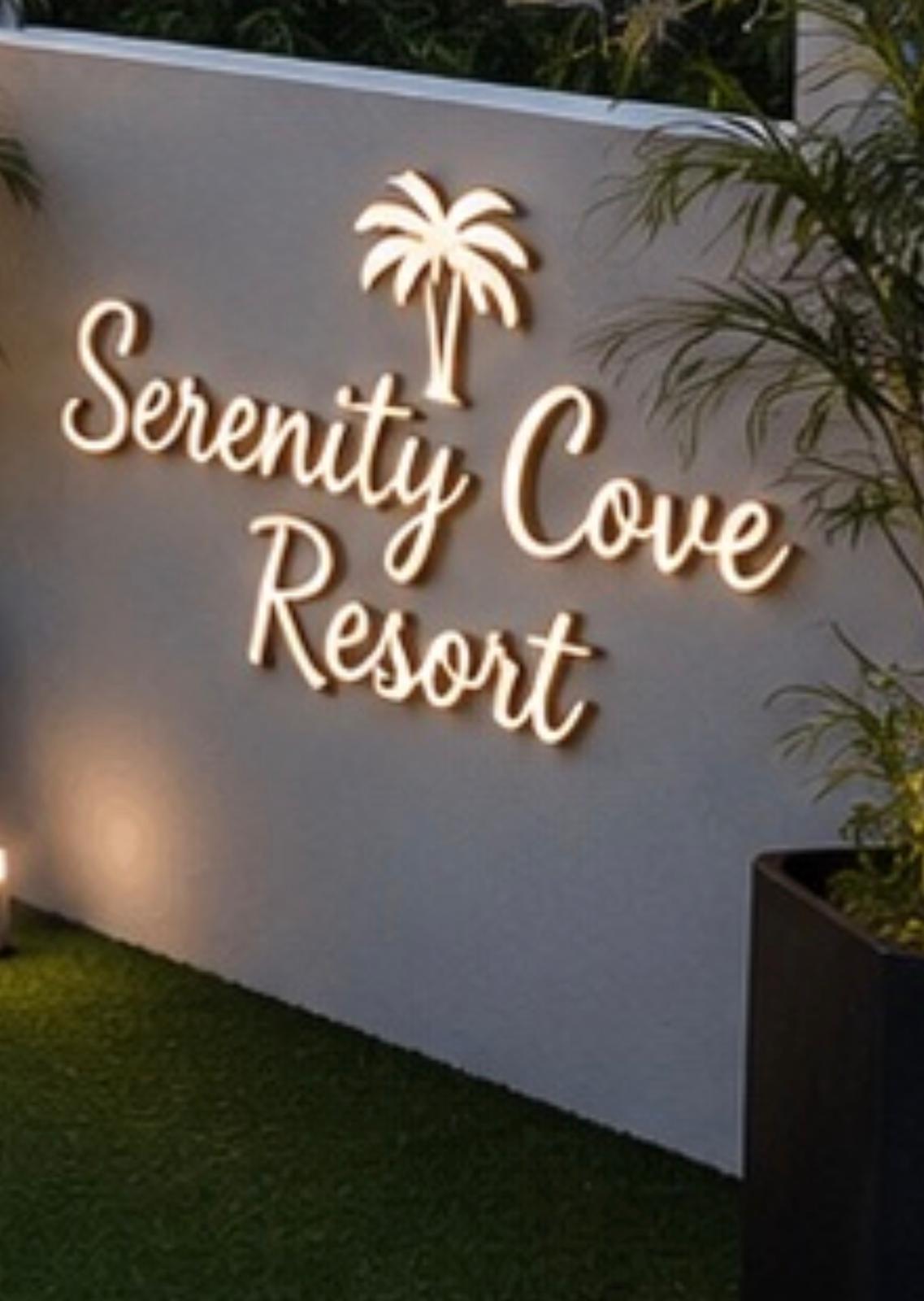 Serenity Cove Resort signage