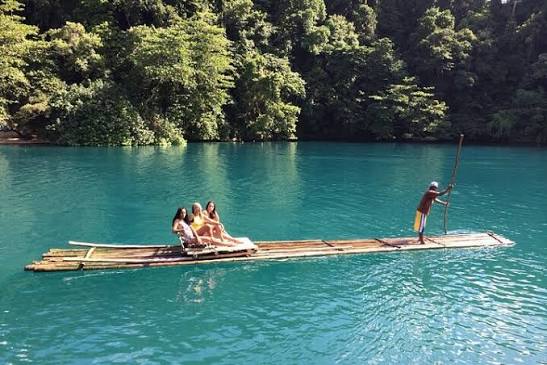 Bamboo Rafting on the White River — second view