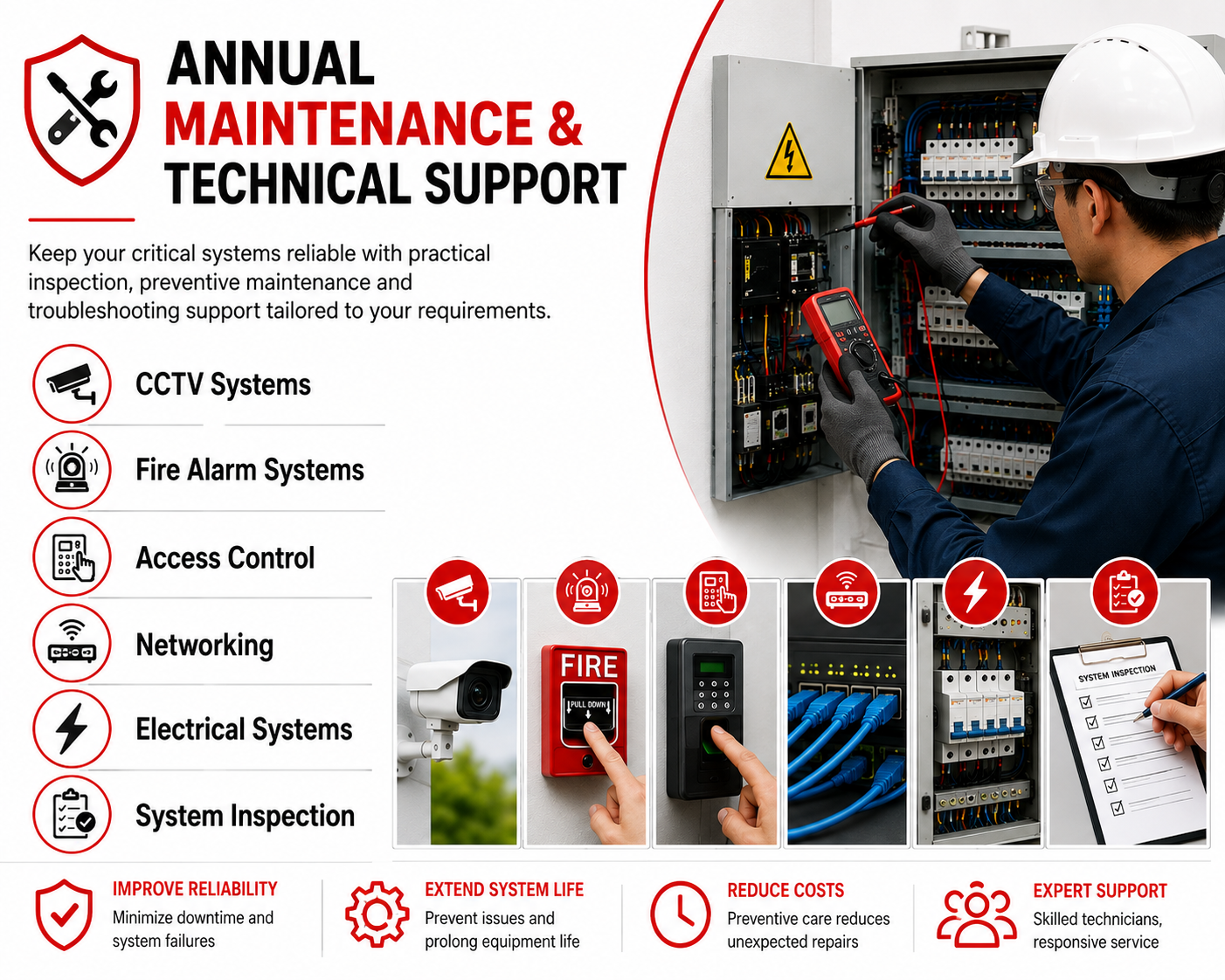 Annual maintenance and technical support for SSES safety systems