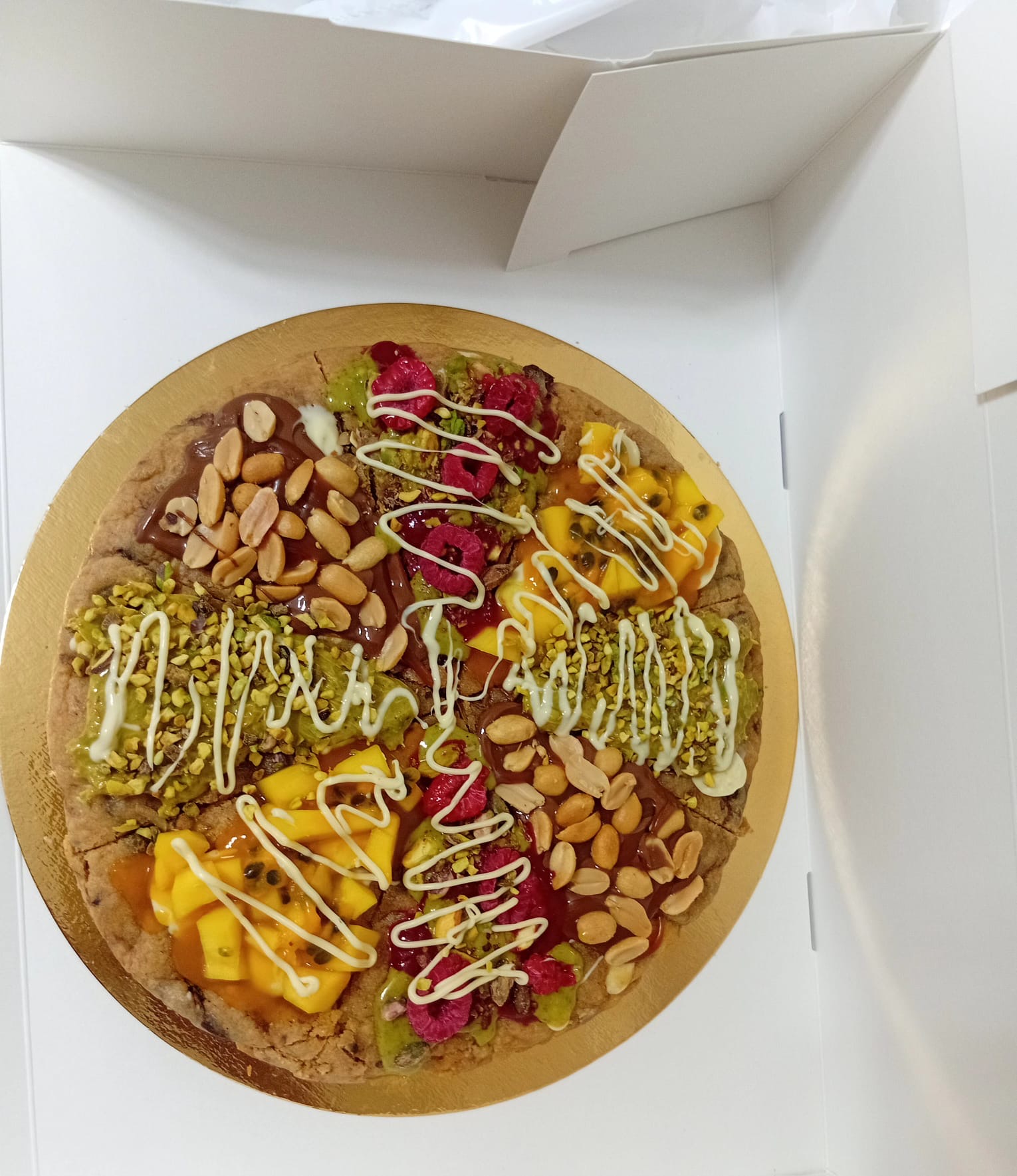 Pizzacookie fruits & noix