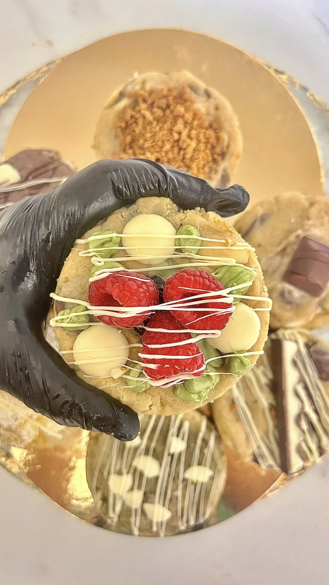 Cookie Matcha Framboise
