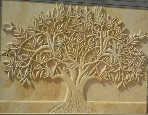 Sandstone Tree of Life Panel