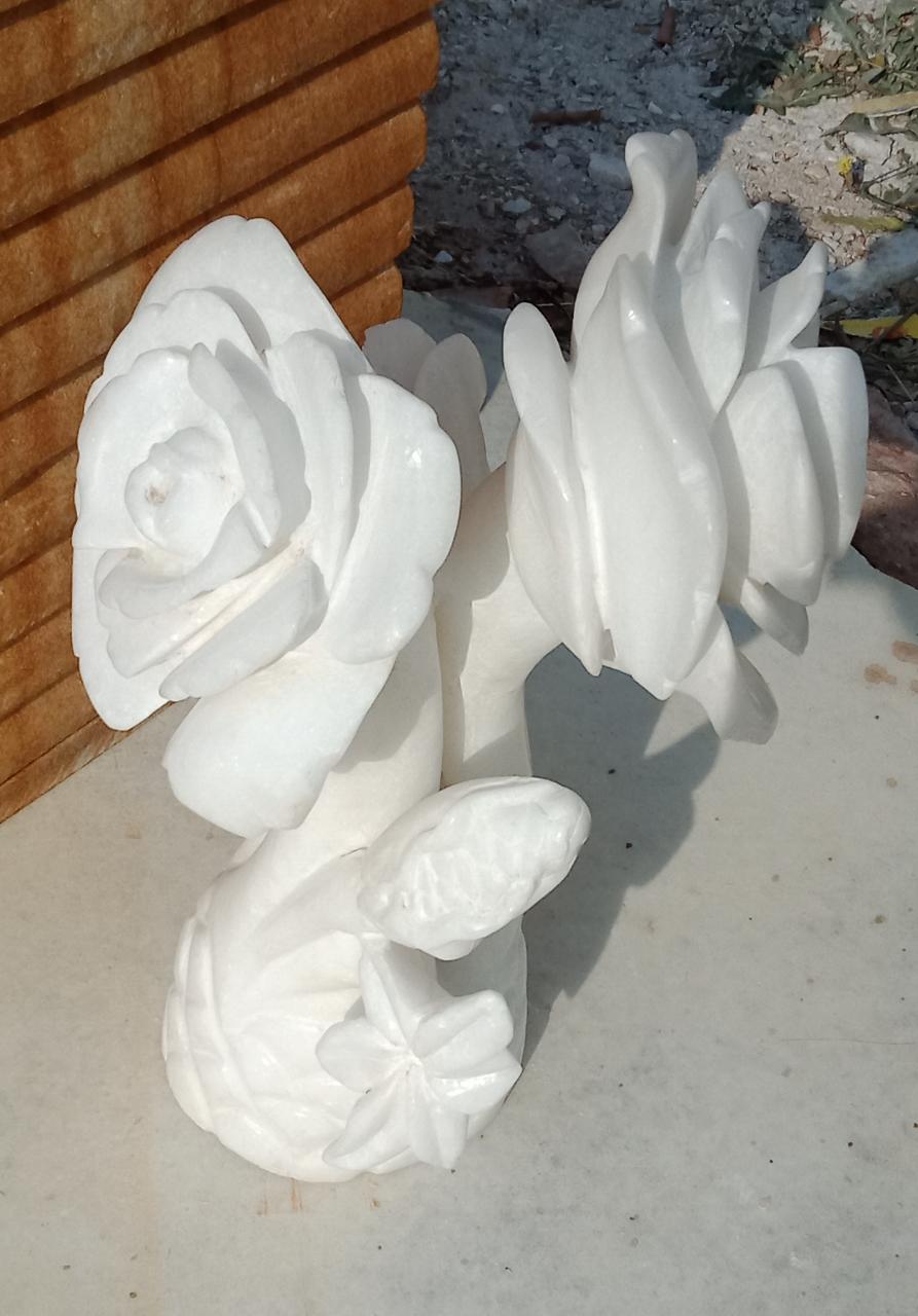 Marble Rose Bloom