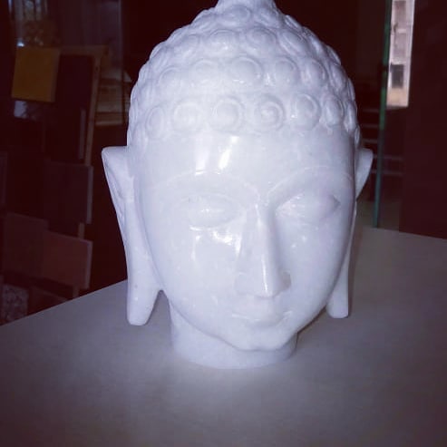 Serene Buddha Head
