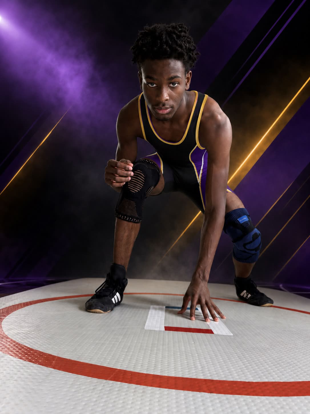 Wrestling stance