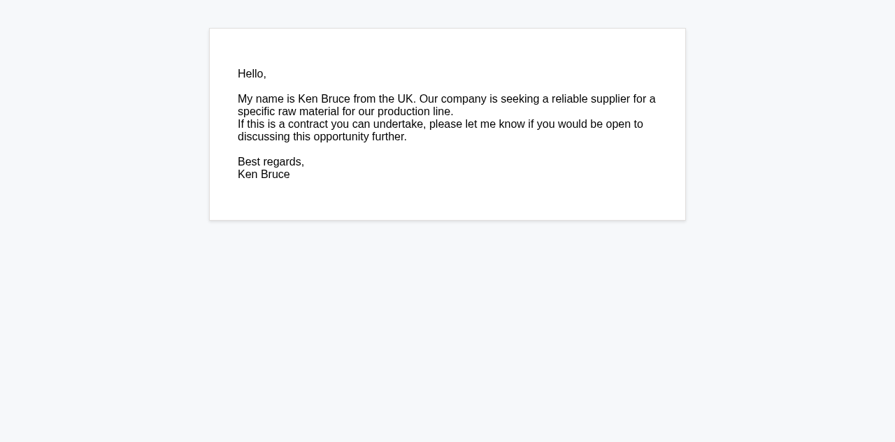 Email Sample screenshot